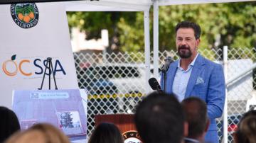 Bill Lyon Jr. at the Orangewood Children and Family Center 40th anniversary event